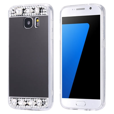 Edge Rhinestone Mirror Case