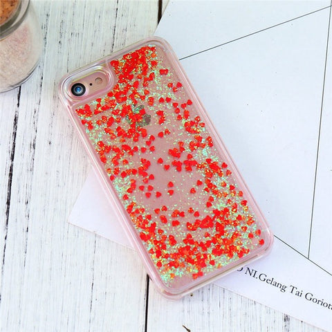 Glitter Quicksand Transparent Phone Cases