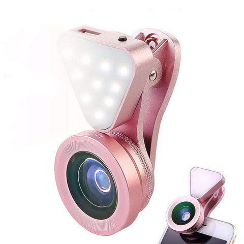 Camera Lens With Beauty Led Flash